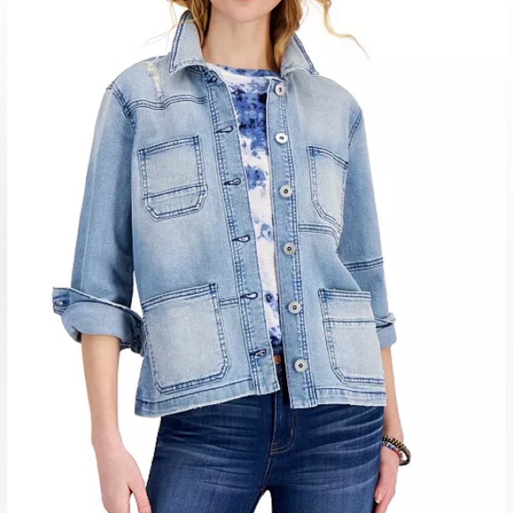 Style & Co Cambridge Chore Jacket, Created for Macy's